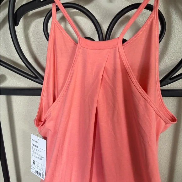 ATHLETA NWT Coral Pink Women's athletic Top - Picture 4 of 6